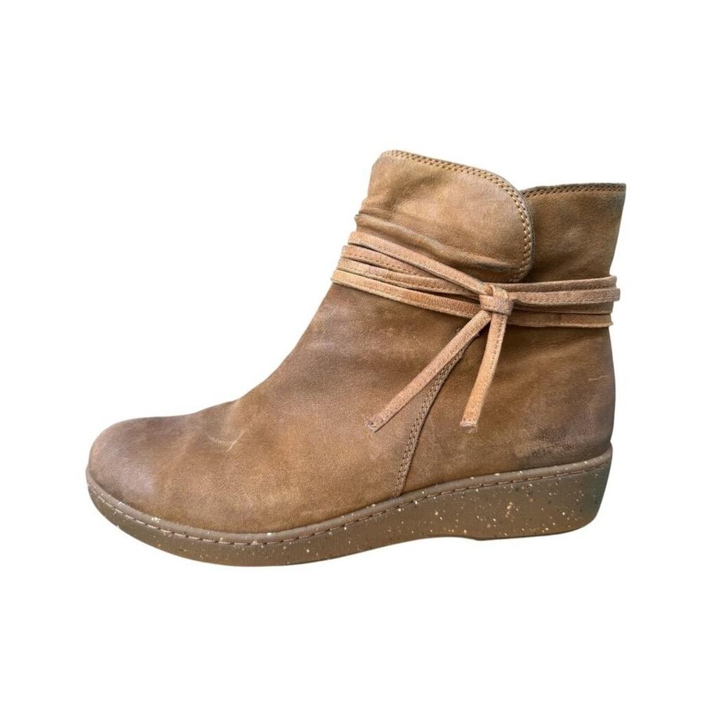 Dansko Evelyn Brown Leather Ankle Boot Women size 40 US 10 - Picture 2 of 6